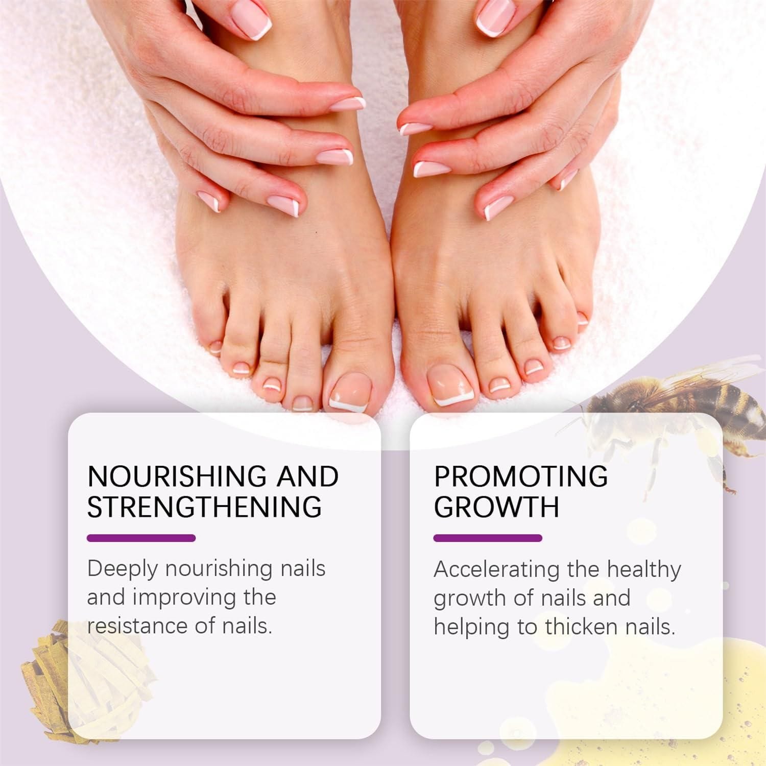 Nailorish™️ | Ingrown Toe nails Brittle Fingernails Nail Grown Serum Care Nailorish™️ Nail Treatment Serum (Pack of 2) Zaavio®