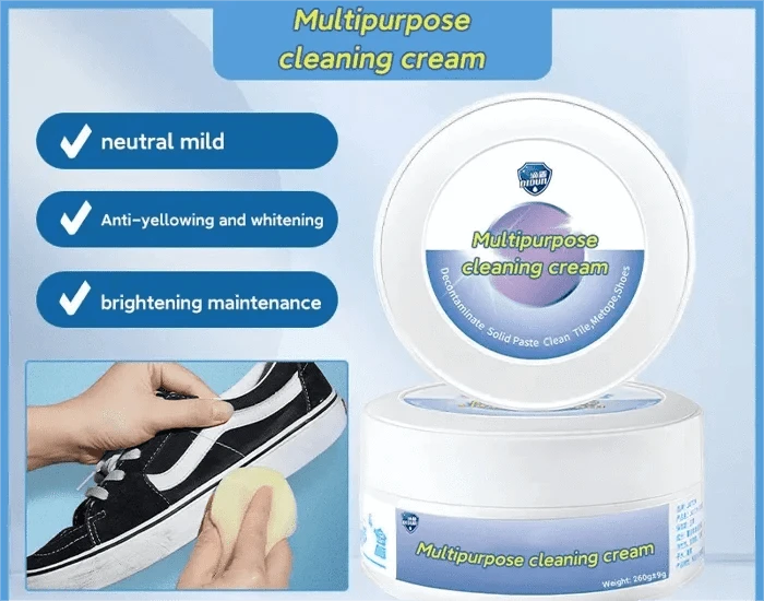 Shoe Cleaning Cream | Shoe Cleaning White Shoes Polish Cleaner Kit Sneakers Cream Shoe Cleaning Cream Zaavio®