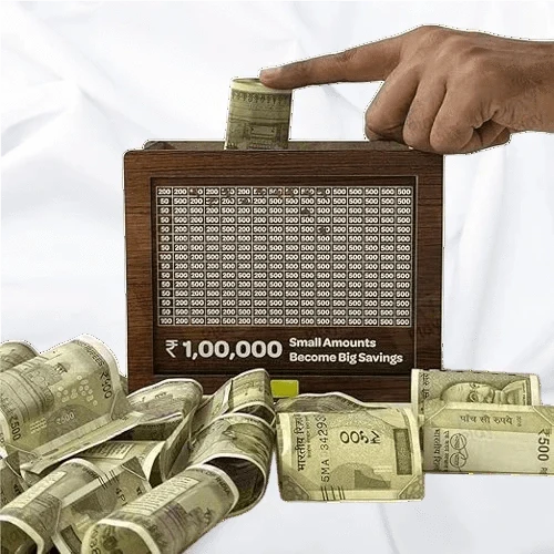 Vaultizio™ | Money Bank Savings Box Kids Bank Account Coins Bank Vaultizio™ Premium Wooden Money Bank Zaavio®