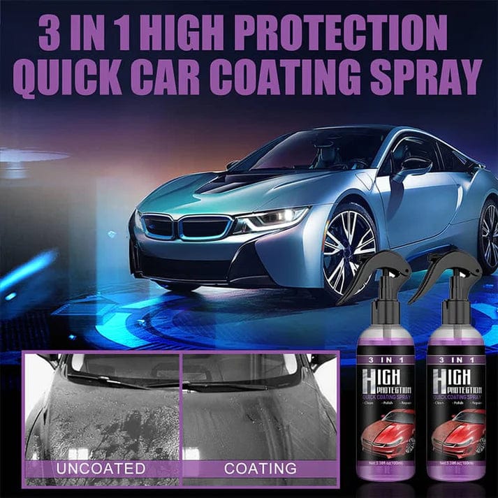 3 IN 1 High Protection Car Spray (Buy 1 Get 1 Free) Pack of 2 Zaavio®