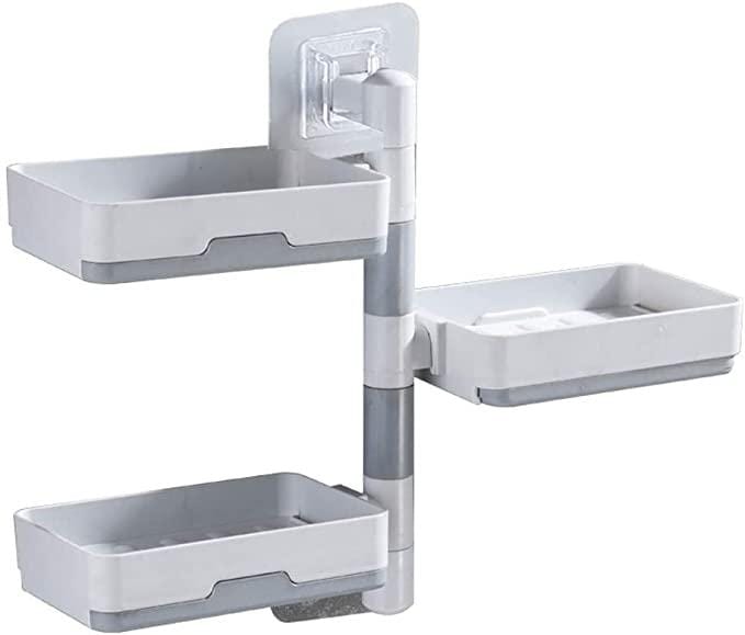 3 Layer Soap Dish Holder For Bathroom Shower And Kitchen Zaavio®