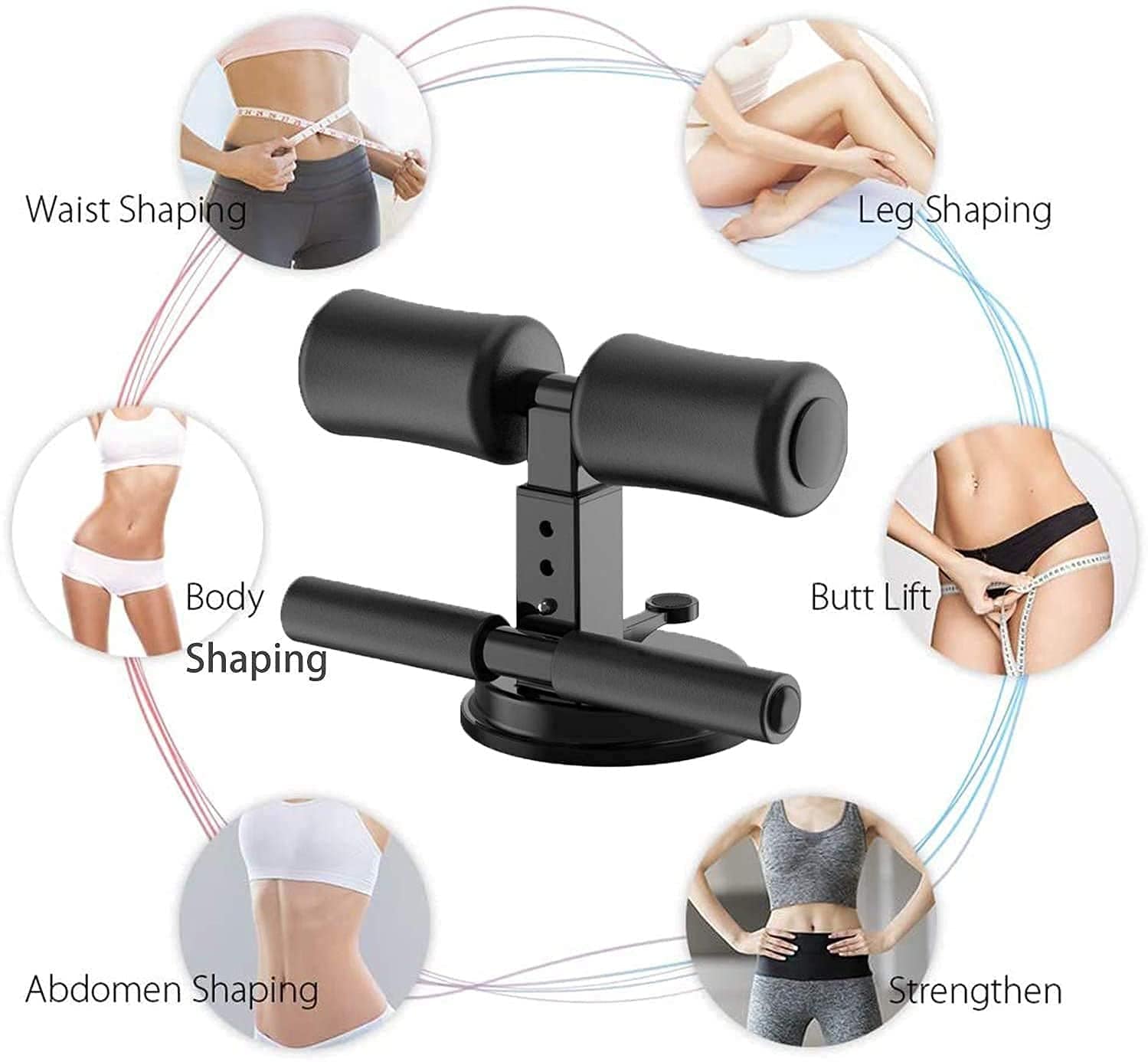 Ab Exercise Workout Push Up Sit Ups Abdominal Exercises Muscle Toning - CoreStay™️ Sit-up Bar Assistant CoreStay™️ Sit-up Bar Assistant Zaavio®