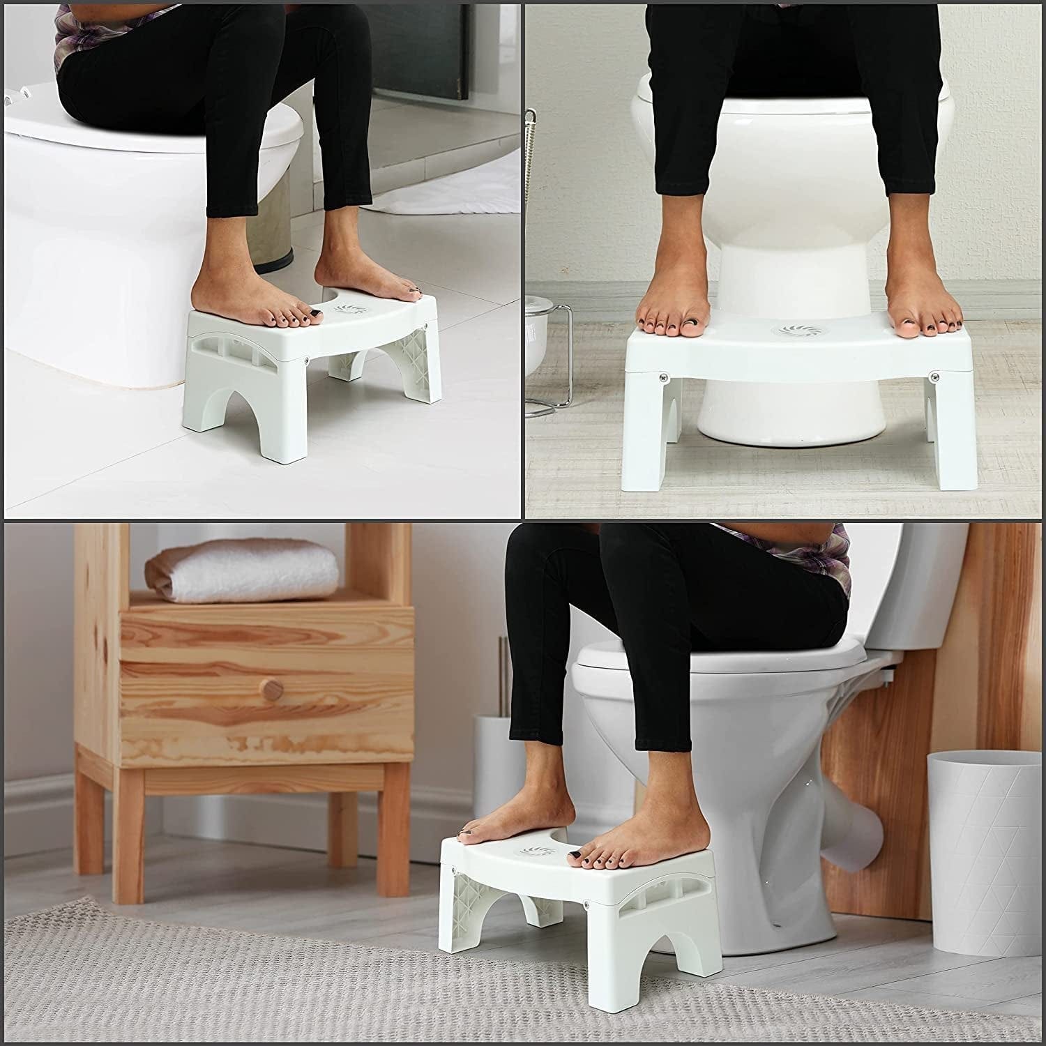 Accessories Of Bathroom Toilet Seat Western Plastic Bathroom Stool  - Relezy™️ Relezy™️ Zaavio®