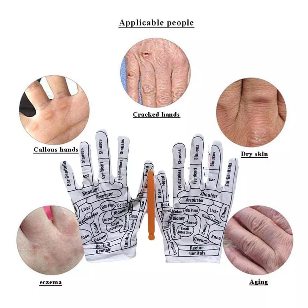 Acupressure Reflexology Hand Gloves Zaavio®