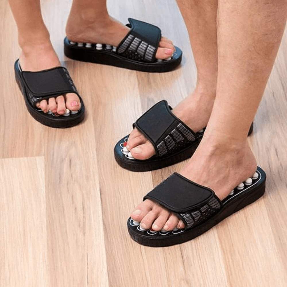 Acupressure Slippers Massage Footwears Reflexology Slipper - Steplaxo™ Steplaxo™ Zaavio®