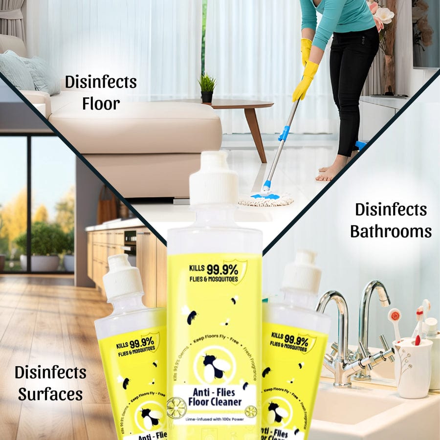 All-Natural Ant & Fly Repellent Floor Cleaner (Pack of 2) Zaavio®