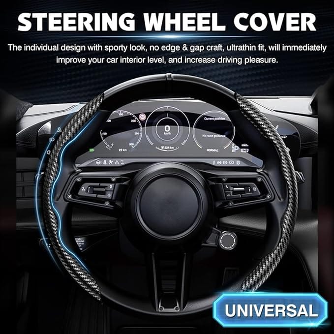 Anti-Slip Steering Wheel Cover (2 Side Set) Zaavio®