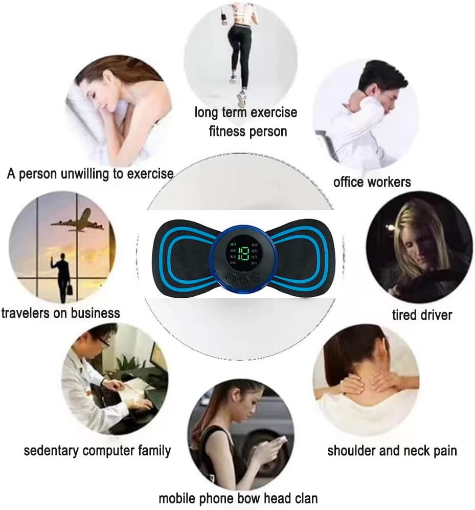 Back Neck Massager for Cervical Pain Back Pain Electric Massager  - Neck Cervical Massager Relaxy™️ - Wireless Portable Body Massager Zaavio®