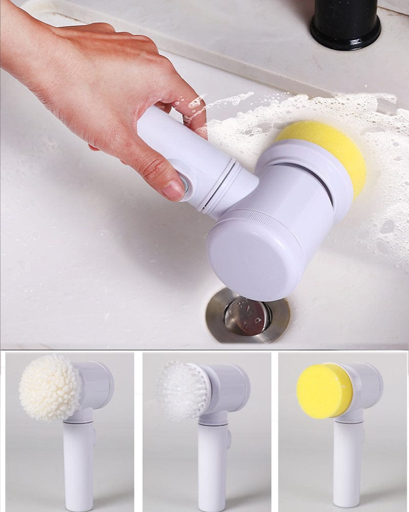 Bathroom Cleaning Brush Electric Scrubber Brush For Bathroom - Scruzzle™️ Scruzzle™️ 3-in-1 Electric Cleaning Brush Zaavio®