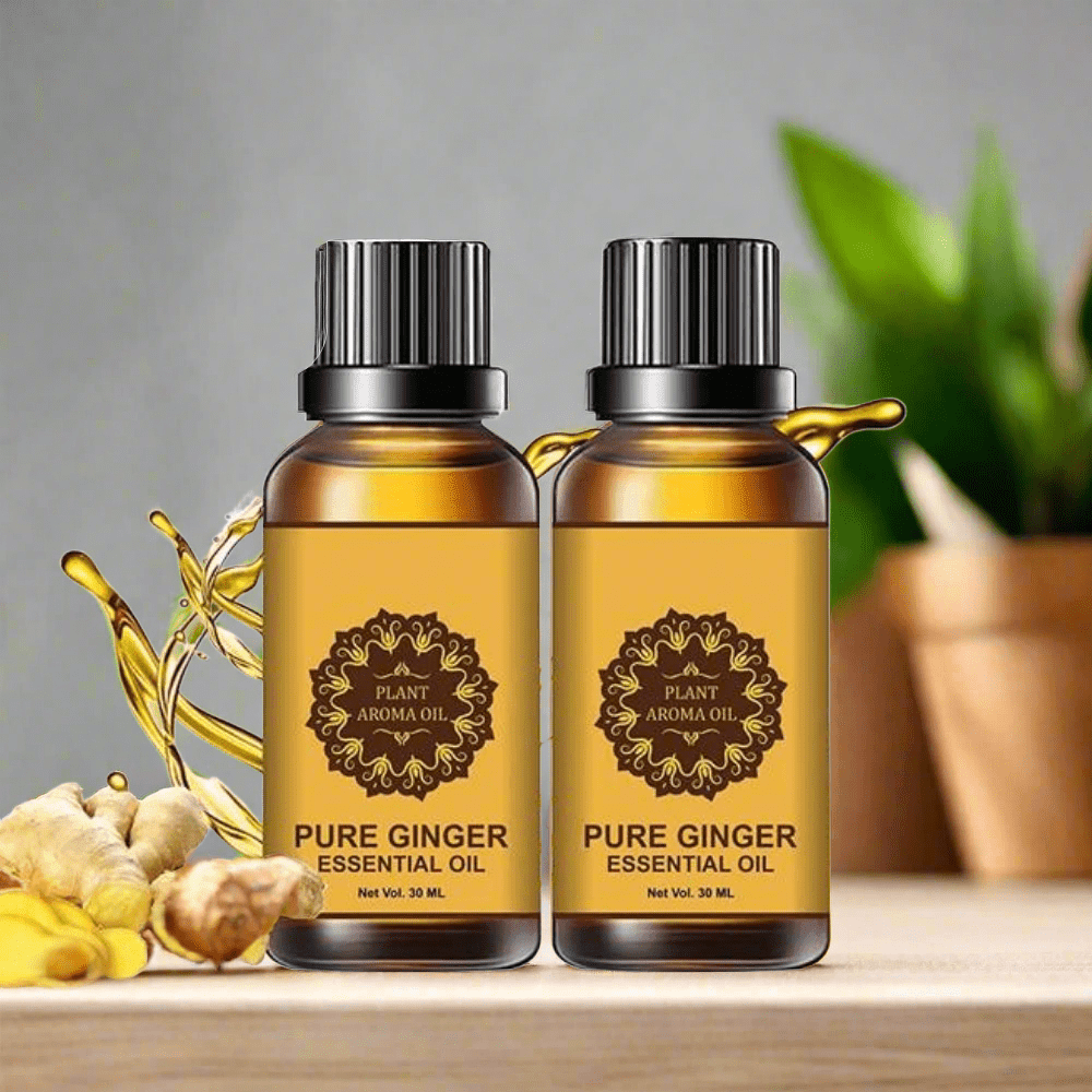 Belly Drainage Ginger Essential Oil Belly Button Oiling (Pack of 2) Belly Drainage Ginger Essential Oil (Pack of 2) Zaavio®