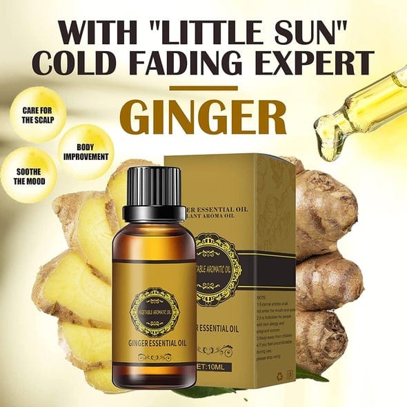 Belly Drainage Ginger Essential Oil Belly Button Oiling (Pack of 2) Belly Drainage Ginger Essential Oil (Pack of 2) Zaavio®