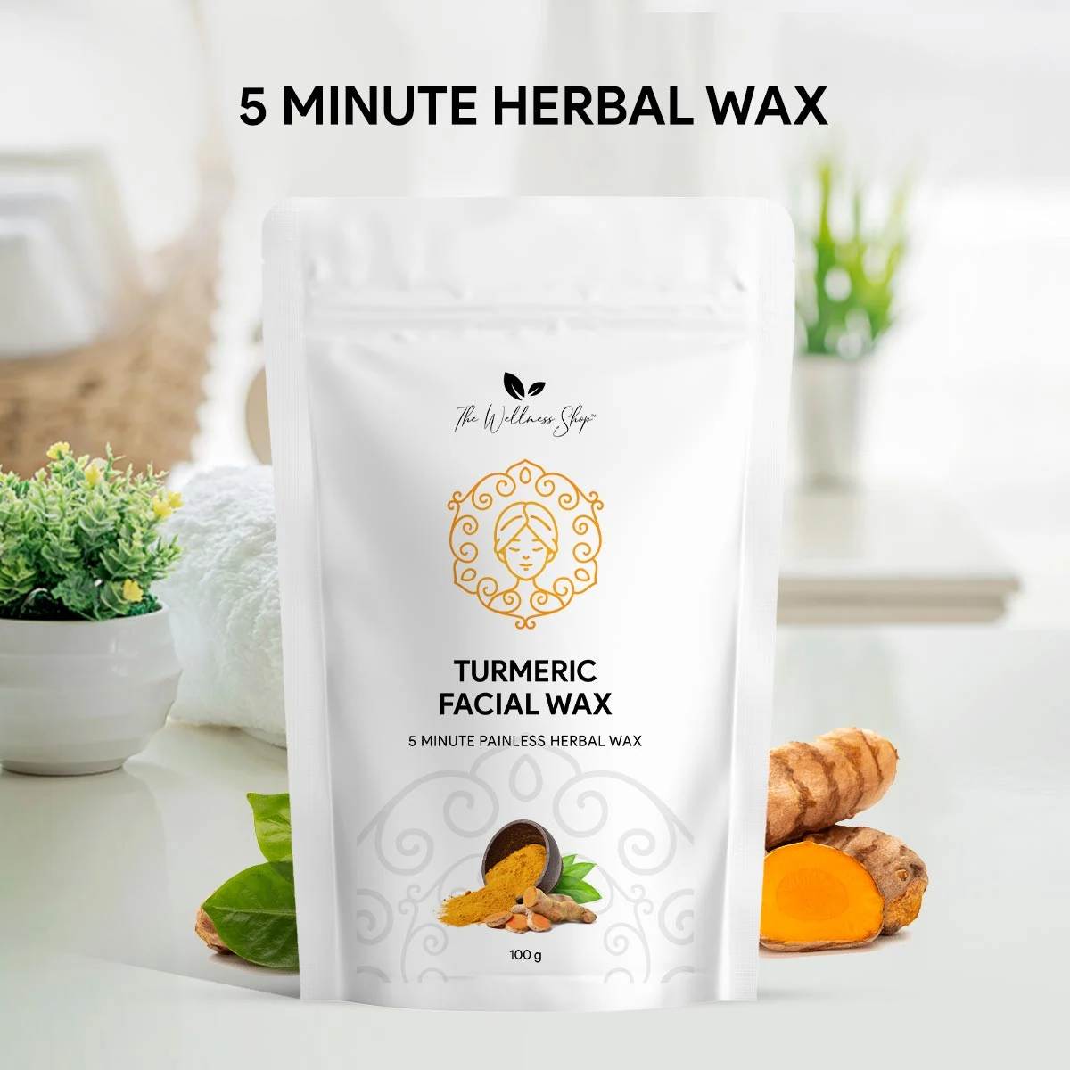 BIG Turmeric Facial Wax Powder Zaavio®