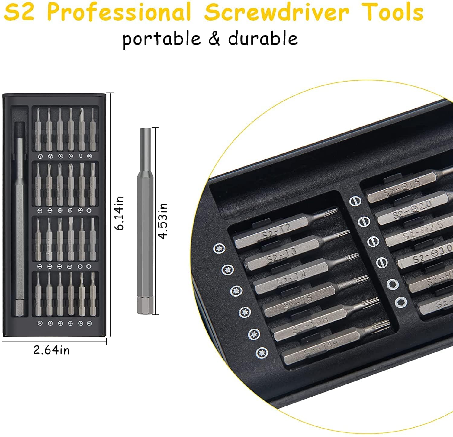 BitBoss Kit™️ 24 in 1 Portable Precision Screwdriver Set BitBoss™️ 24 in 1 Portable Precision Screwdriver Kit Zaavio®