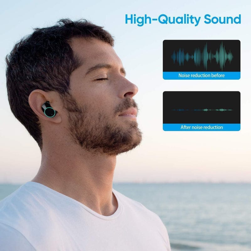 Bluetooth Headphones Wireless Earphones Earbuds Headset  - M10 tws Bluetooth Earbuds AqPods™️ Bluetooth Earbuds Zaavio®