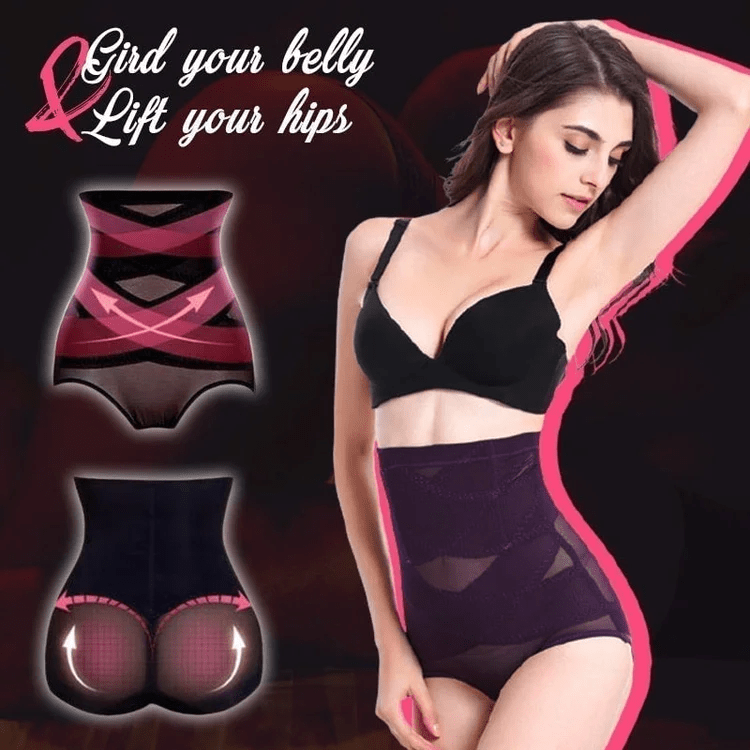 Body Shaper For Women Tummy Shaper Body Slimmer Cross Compression - Leanlux™️ Abs Shaper Pants Zaavio®