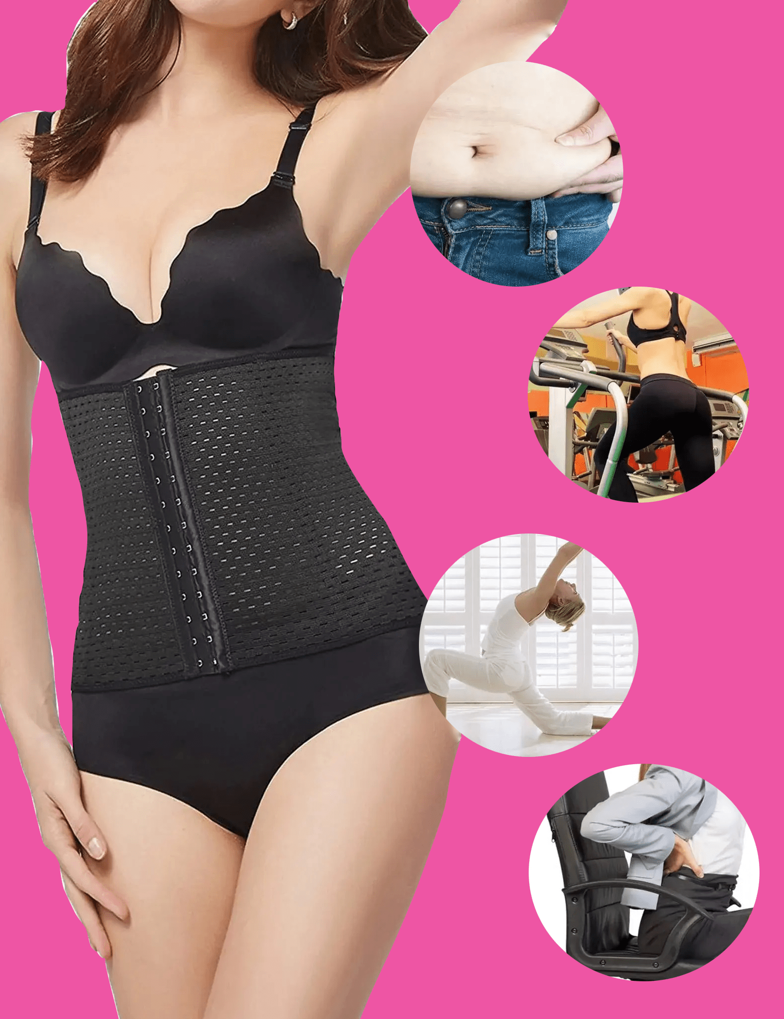 Body Shaper Tummy Waist Trainer Tummy Shaper Belt For Women - CurvEaze™️ CurvEaze™️ Zaavio®