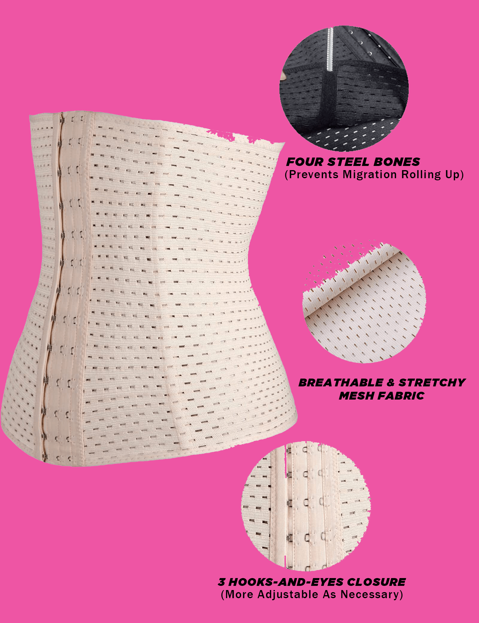 Body Shaper Tummy Waist Trainer Tummy Shaper Belt For Women - CurvEaze™️ CurvEaze™️ Zaavio®