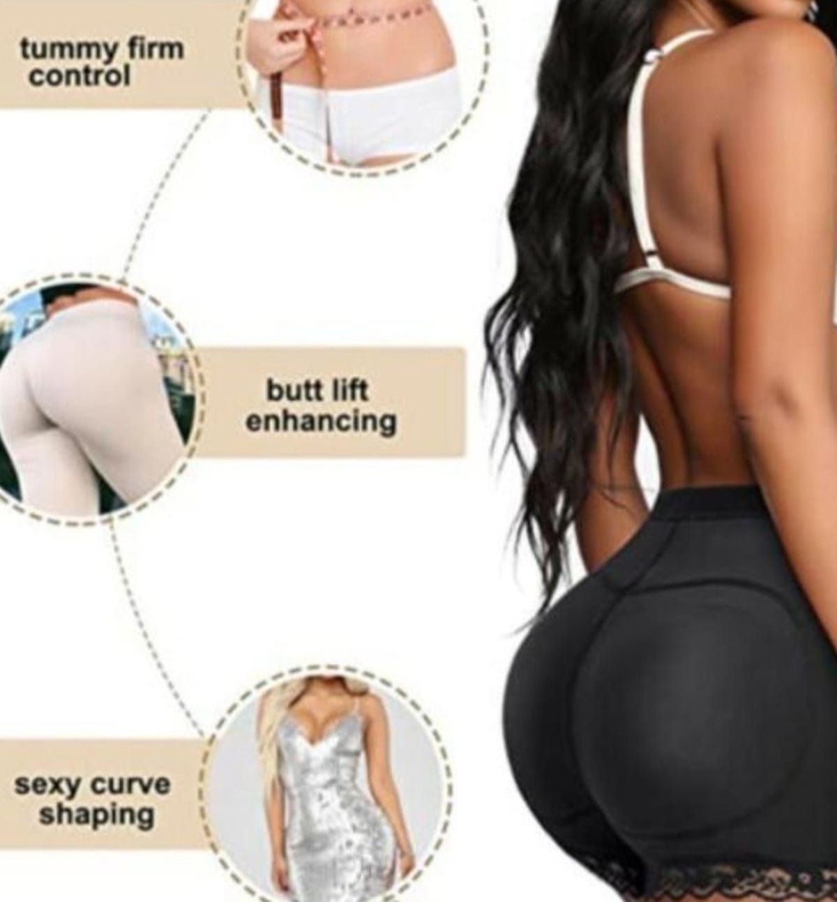 Body Shaper Women's Underwear Panties For Women Butt Shaper - Sculpify™️ Padded Body Shaper Butt Lifter Panty Zaavio®