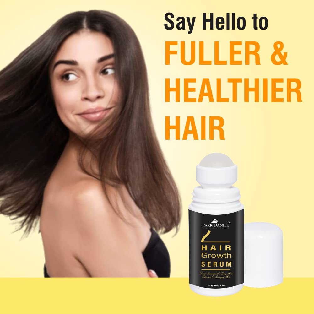 BUY 1 GET 1 FREE Organic Hair Serum Roller (Pack of 2) Zaavio®