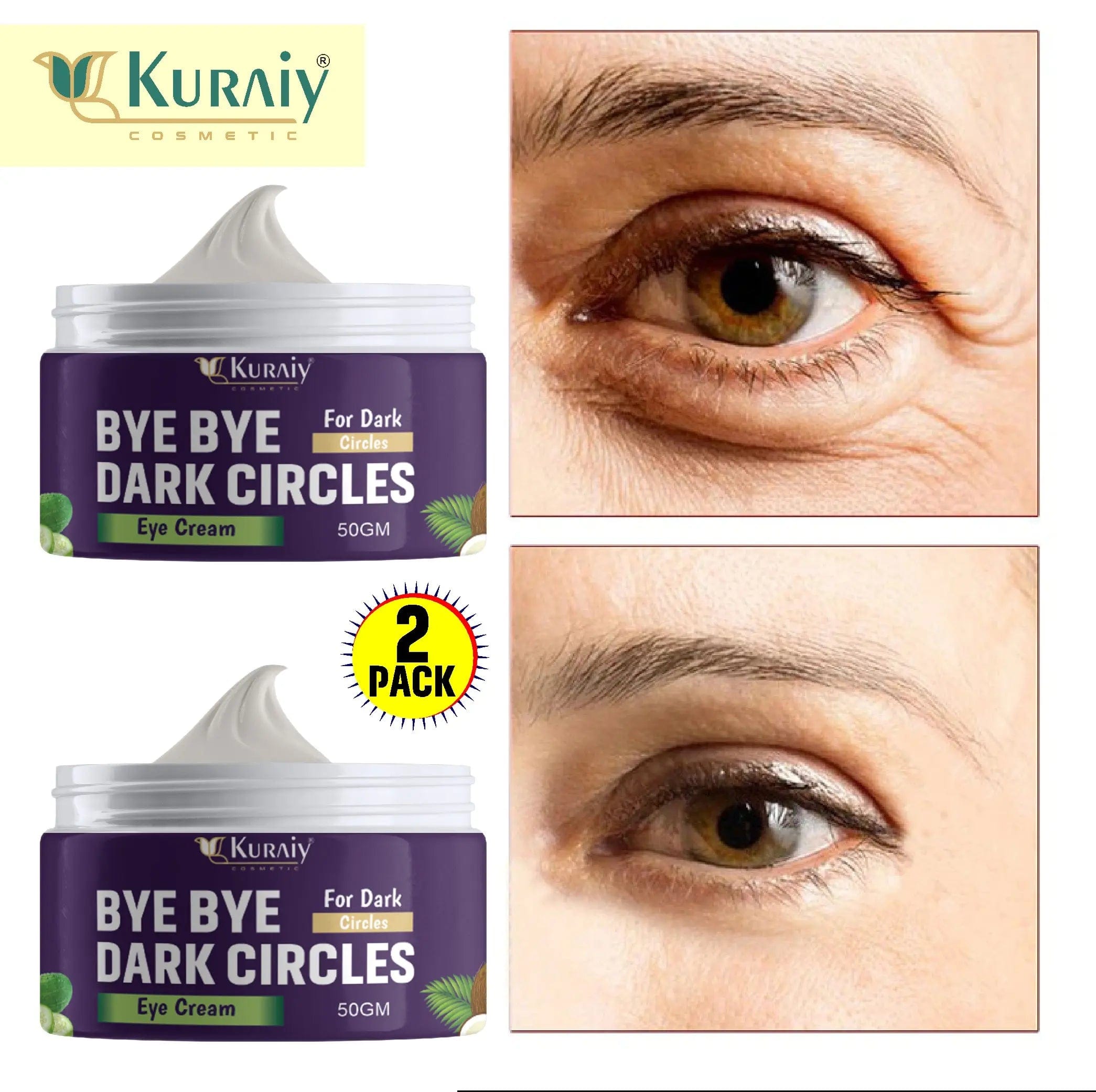 Bye Bye Dark Circle Eye Cream - Natural Herbs Bye Bye Dark Circle Eye Cream - Natural Herbs Zaavio®