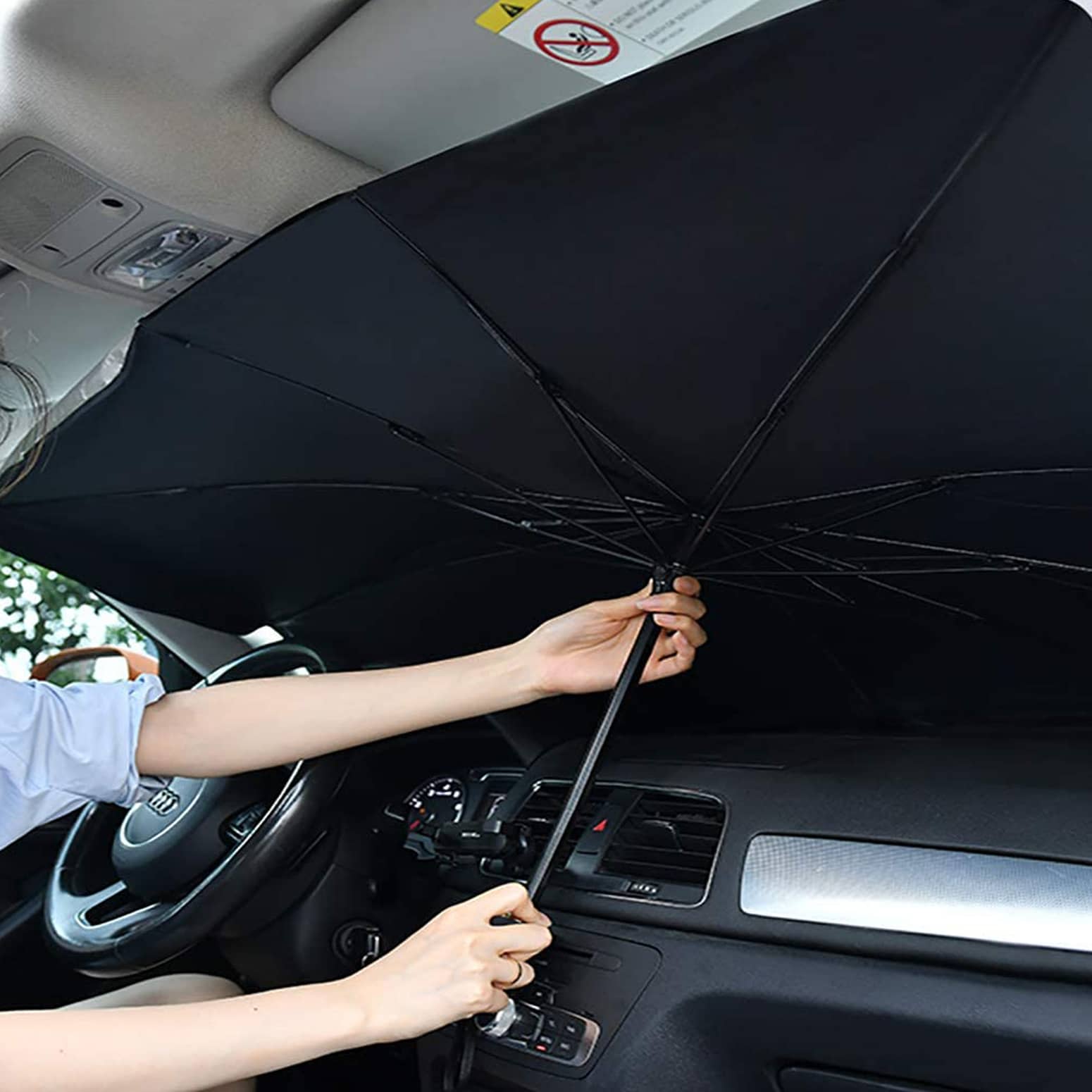 Car Accessories Sun Shade For Car Window Automobiles Window Curtains - FrostyBlock™️ Windshield Car Umbrella FrostyBlock™️ Windshield Car Umbrella Zaavio®