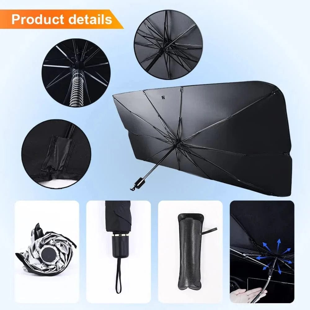 Car Accessories Sun Shade For Car Window Automobiles Window Curtains - FrostyBlock™️ Windshield Car Umbrella FrostyBlock™️ Windshield Car Umbrella Zaavio®