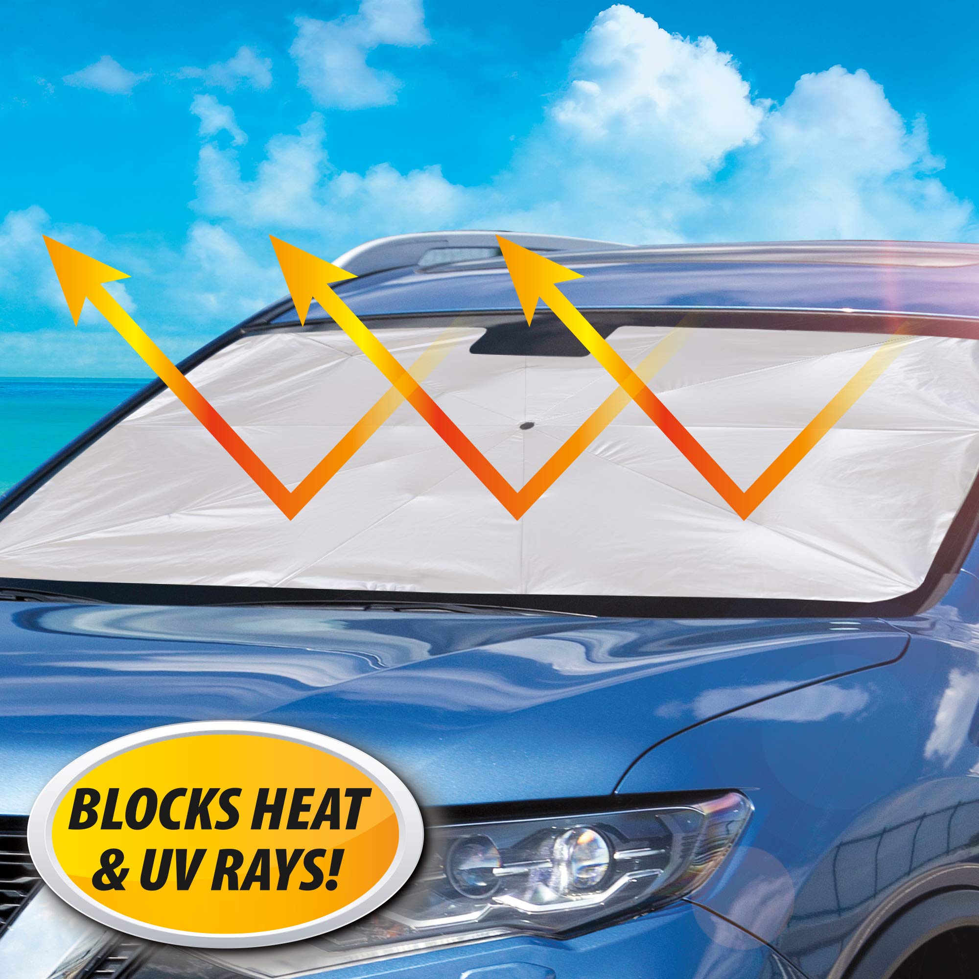 Car Accessories Sun Shade For Car Window Automobiles Window Curtains - FrostyBlock™️ Windshield Car Umbrella FrostyBlock™️ Windshield Car Umbrella Zaavio®