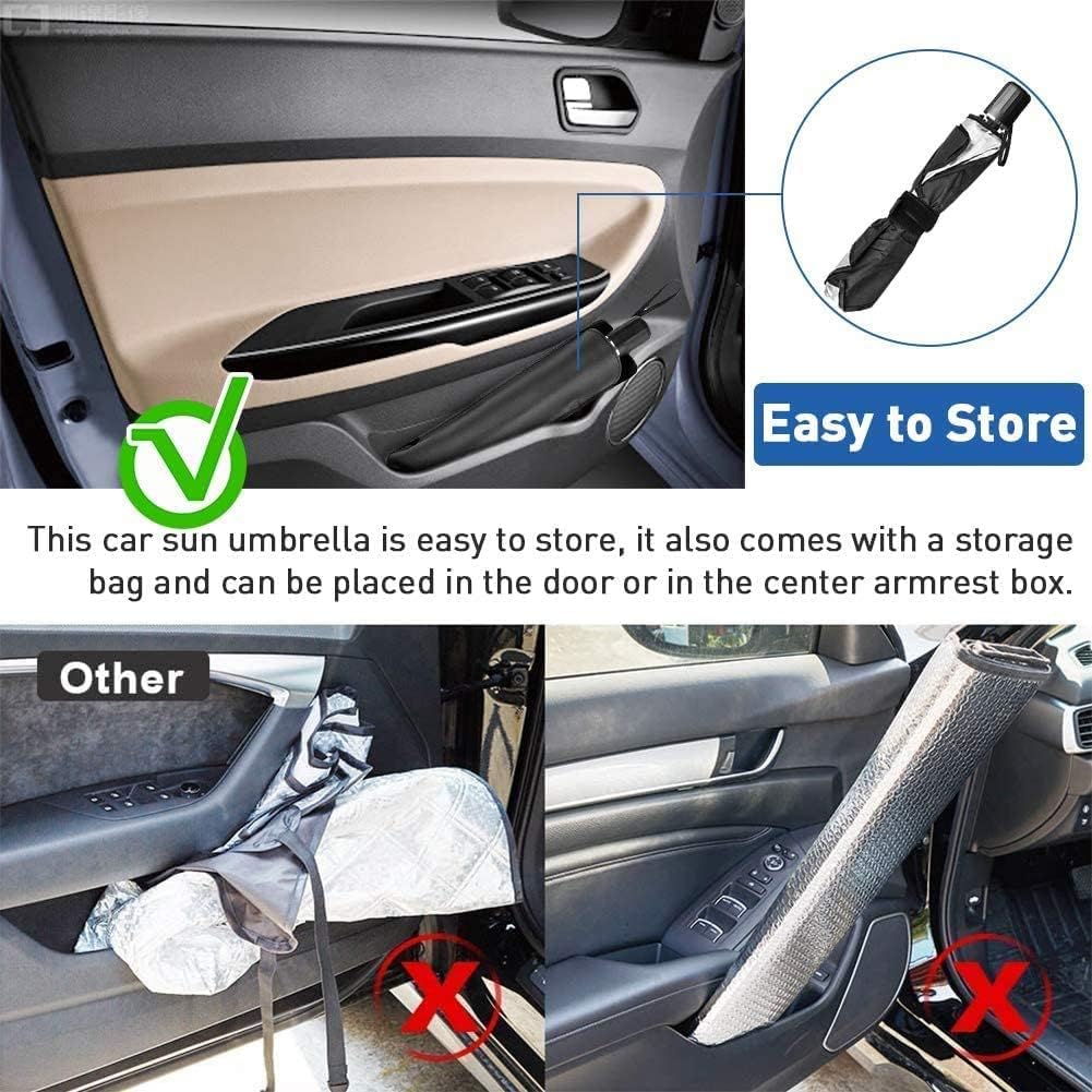 Car Accessories Sun Shade For Car Window Automobiles Window Curtains - FrostyBlock™️ Windshield Car Umbrella FrostyBlock™️ Windshield Car Umbrella Zaavio®