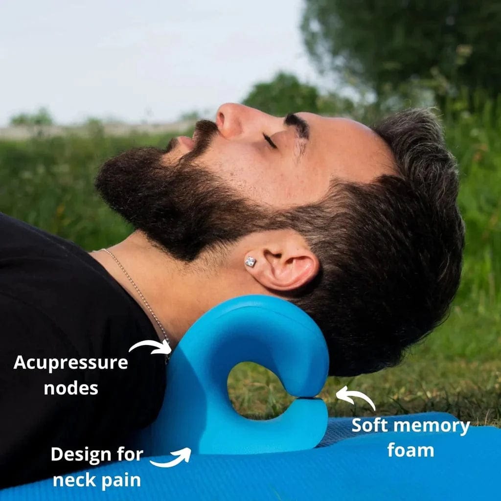 Cervical Pain Neck Pillows Cervical Pillow For Neck Pain Nekrest™️ Large Nekrest™️ Neck Stretcher Zaavio®