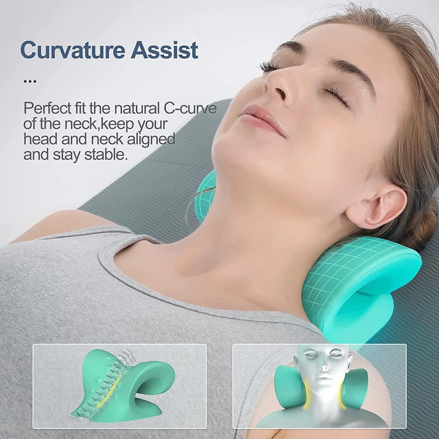 Cervical Pain Neck Pillows Cervical Pillow For Neck Pain Nekrest™️ Large Nekrest™️ Zaavio®