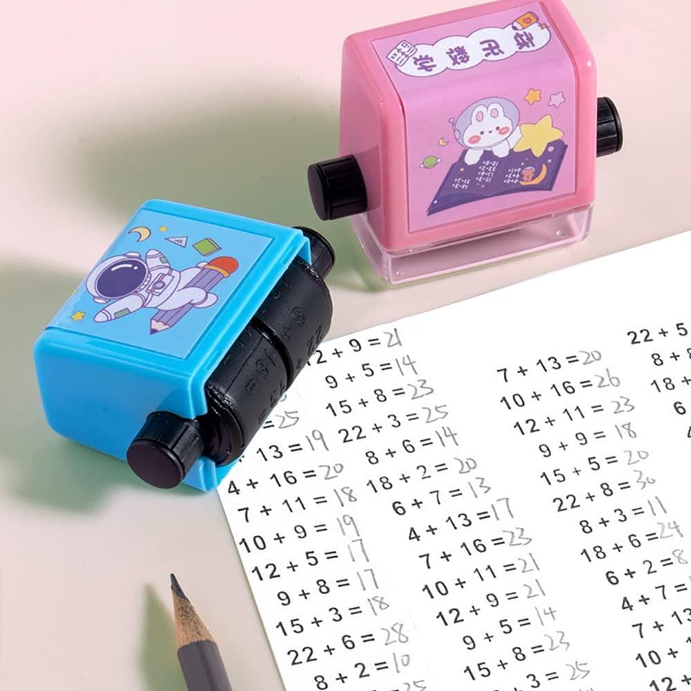 Childrens Stamps Roller Stamp Brain Improvement Device For Your brain  - Arithmax™️ (Pack Of 2) Pack of 2 Arithmax™️ (Pack Of 2) Zaavio®