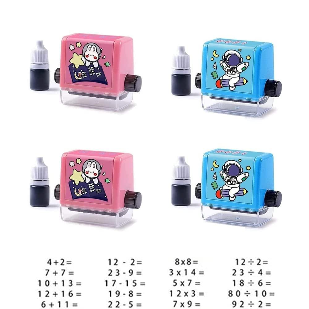 Childrens Stamps Roller Stamp Brain Improvement Device For Your brain  - Arithmax™️ (Pack Of 2) Pack of 2 Arithmax™️ (Pack Of 2) Zaavio®