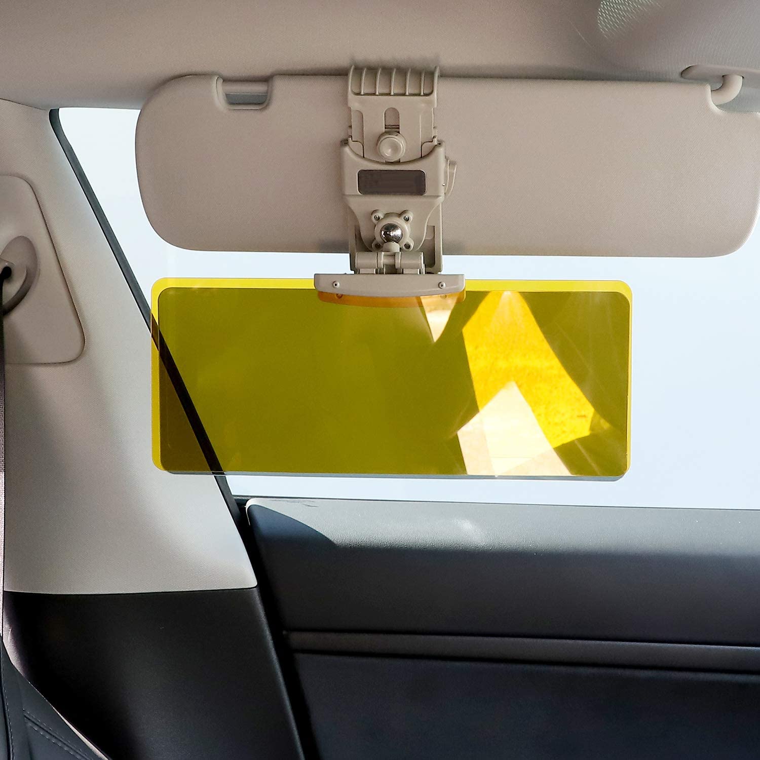 Claritix™ | Car Sun Visor Windshield Mirror Protector Anti Glare  Claritix™ 2-in-1 Day & Night Eye Protection Visor Zaavio®