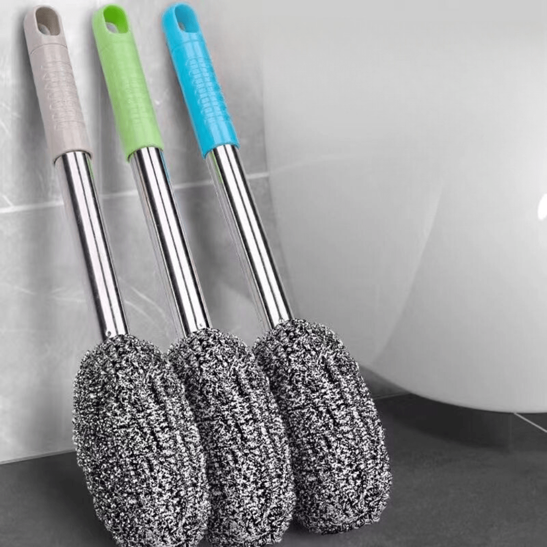 Cleaner Scrubber Brush (Pack of 2) | Toilet Cleaner Bottle Brush Bathroom Crubber Brush Cleaner Scrubber Brush (Pack of 2) Zaavio®