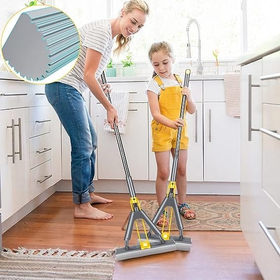 Cleaning Mop Floor Washing Household Cleaning Wiper Cleaner Sponge Mop - BreezeClean™️ PVA Water Absorbent Mop BreezeClean™️ PVA Water Absorbent Mop Zaavio®