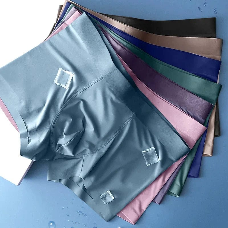 Coolmerixo™️ -Pack of 3 Boxers | Men's Underwear Trunks Inner Wear Underclothes Boxer Briefs Coolmerixo™️Icy Silk Underwear for Men (Pack of 3) Zaavio®