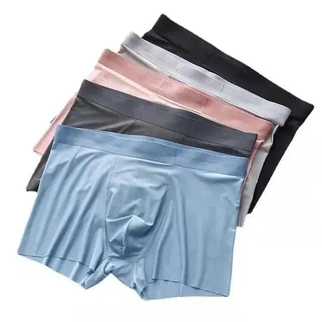 Coolmerixo™️ -Pack of 3 Boxers | Men's Underwear Trunks Inner Wear Underclothes Boxer Briefs Coolmerixo™️Icy Silk Underwear for Men (Pack of 3) Zaavio®