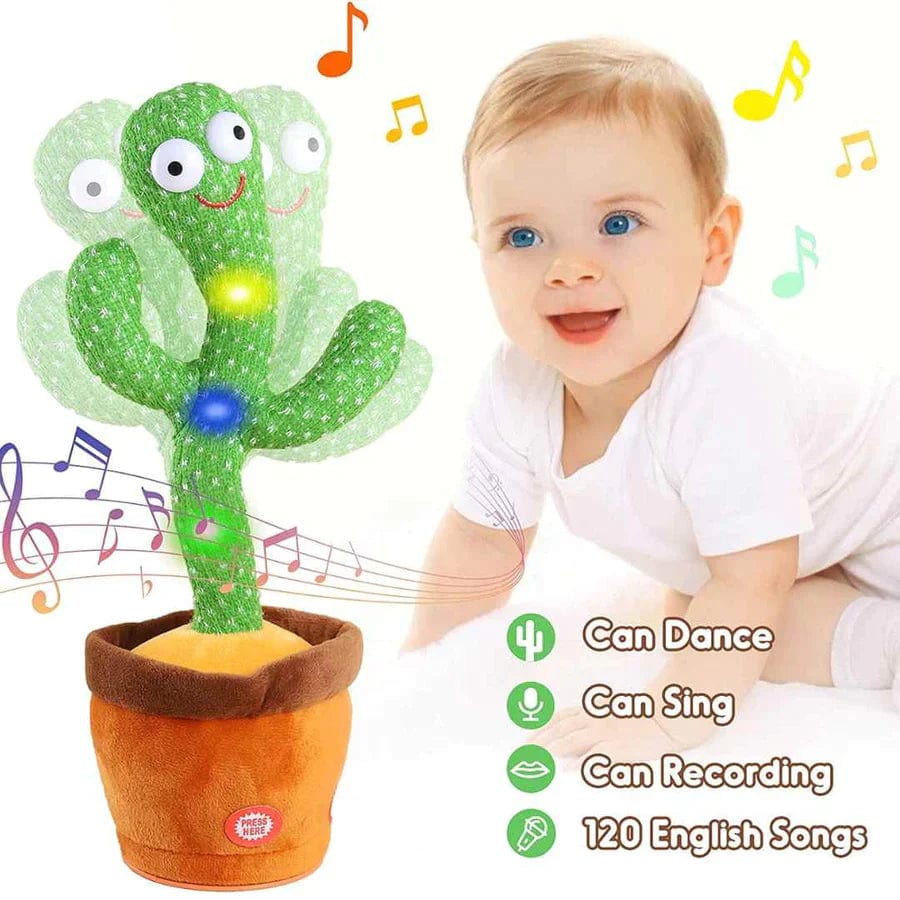 Dancing Talking Cactus Toy Mimicking Singing Push Toy - Mimictus™️ Mimictus™️ Zaavio®