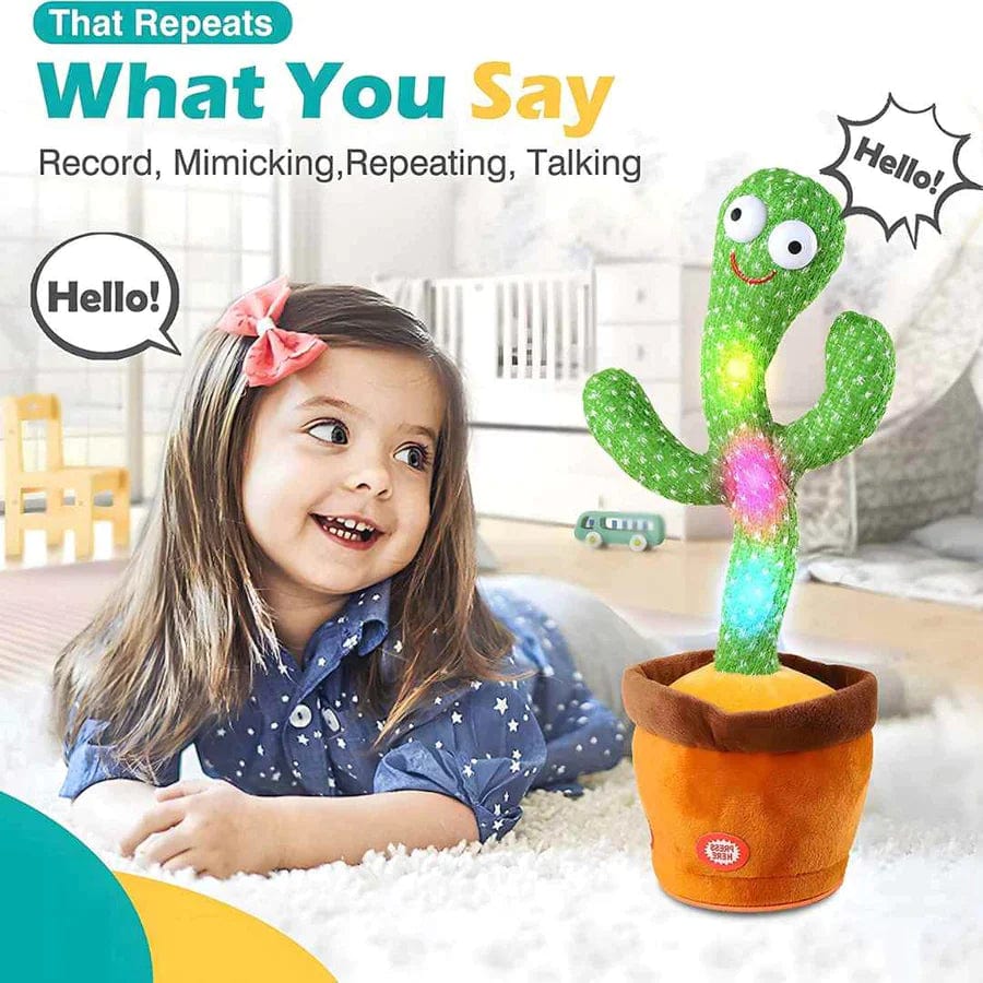 Dancing Talking Cactus Toy Mimicking Singing Push Toy - Mimictus™️ Mimictus™️ Zaavio®