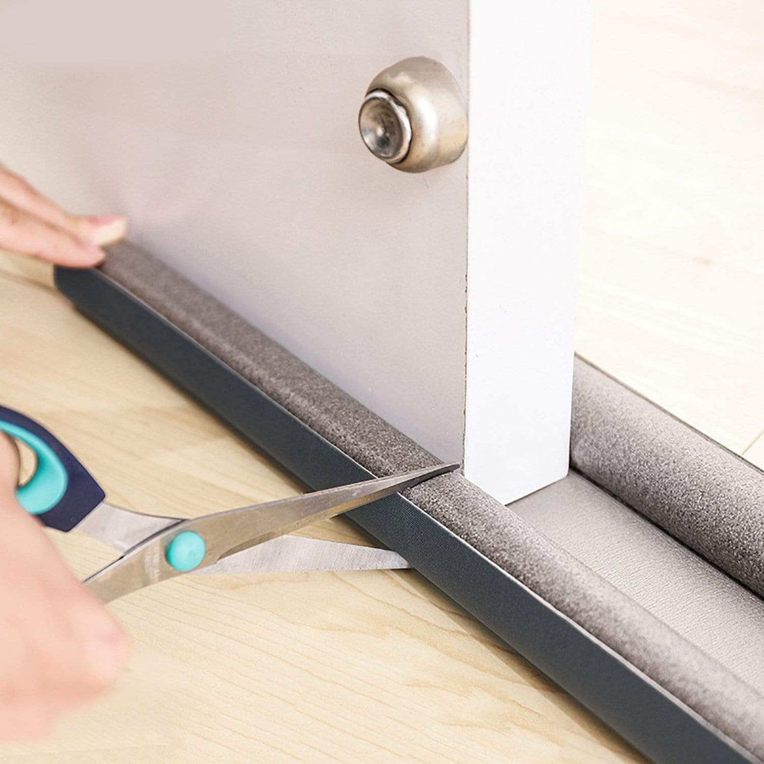 Door Bottom Gap Sealer Underneath Door Gap Blocker Strip - Doorzipo™ Long Roll Doorzipo™ Zaavio®