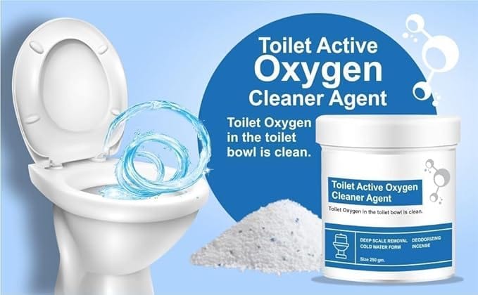 Drainage Cleaner Toilet Bathroom Drain Cleaner Powder Product - Clenzox™️ (Pack of 2) Clenzox™️ Toilet Active Oxygen Cleaner Agent (Pack of 2) Zaavio®