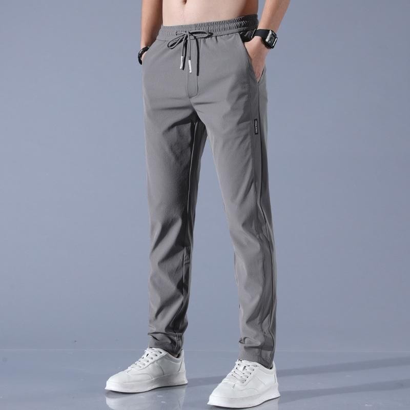 Elastic Men's Track Pants - Track Pants Tracksuits Of Men Lycra Black Pants Elastic Men's Track Pants Zaavio®