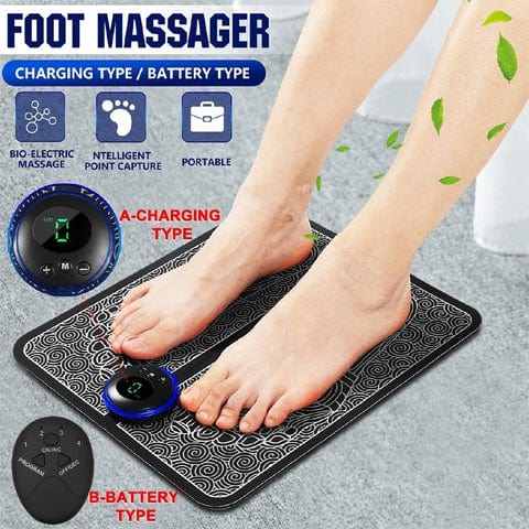  EMS Leg and Foot Massager Mat Electrical Pad - Pulsezy™ EMS Foot Massager Zaavio®