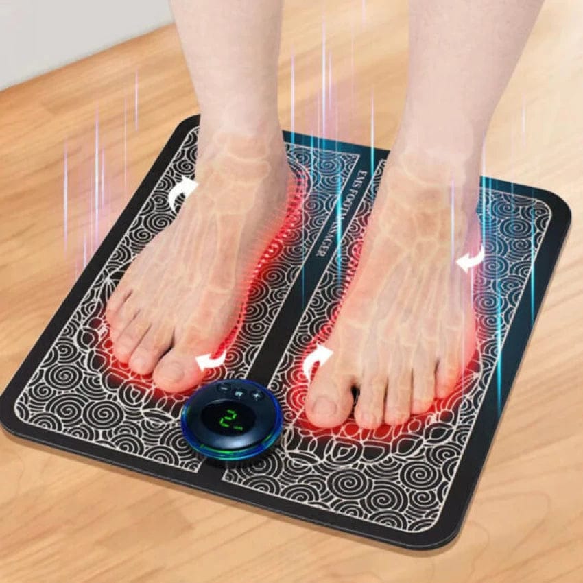  EMS Leg and Foot Massager Mat Electrical Pad - Pulsezy™ EMS Foot Massager Zaavio®