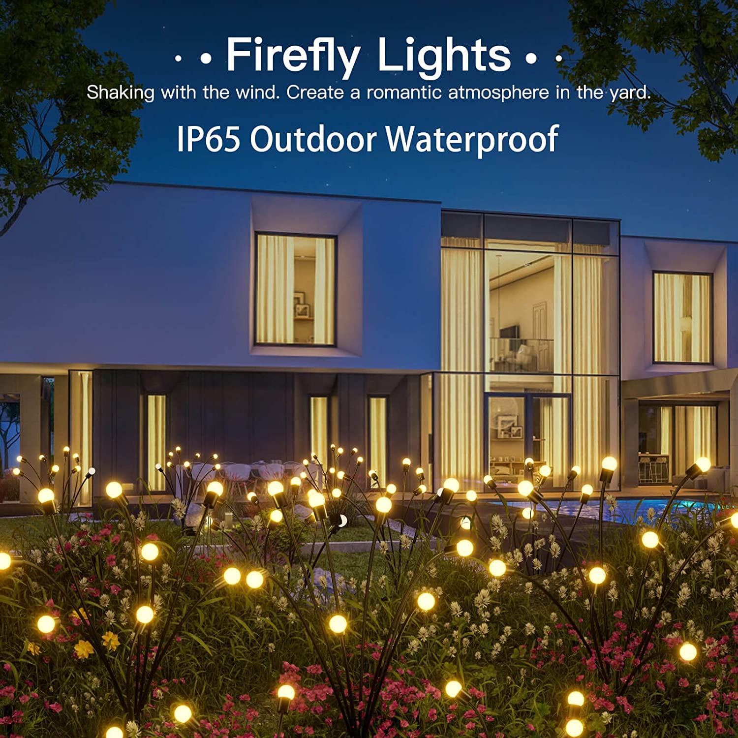 Enchanting Firefly Lights : Unique Solar Powered Garden Lights (Multi Sets) Zaavio®