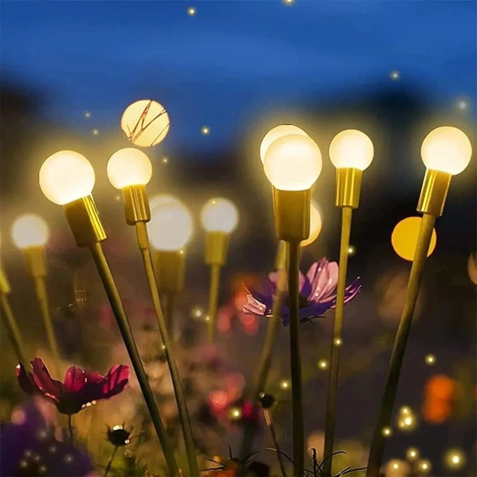 Enchanting Firefly Lights : Unique Solar Powered Garden Lights (Multi Sets) Zaavio®