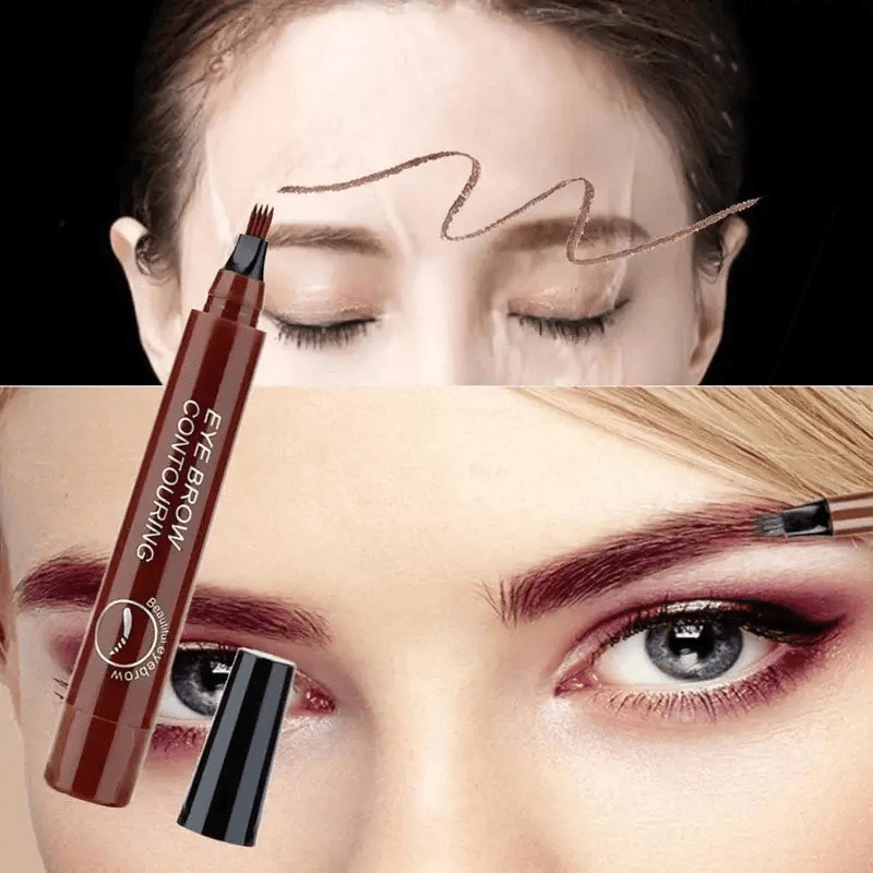 Eyebrow Waterproof Color Definer Pencil Filler Liner Brush - Shapese™️ Shapese™️ Waterproof Eyebrow Pen Zaavio®