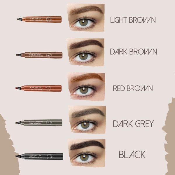 Eyebrow Waterproof Color Definer Pencil Filler Liner Brush - Shapese™️ Shapese™️ Waterproof Eyebrow Pen Zaavio®