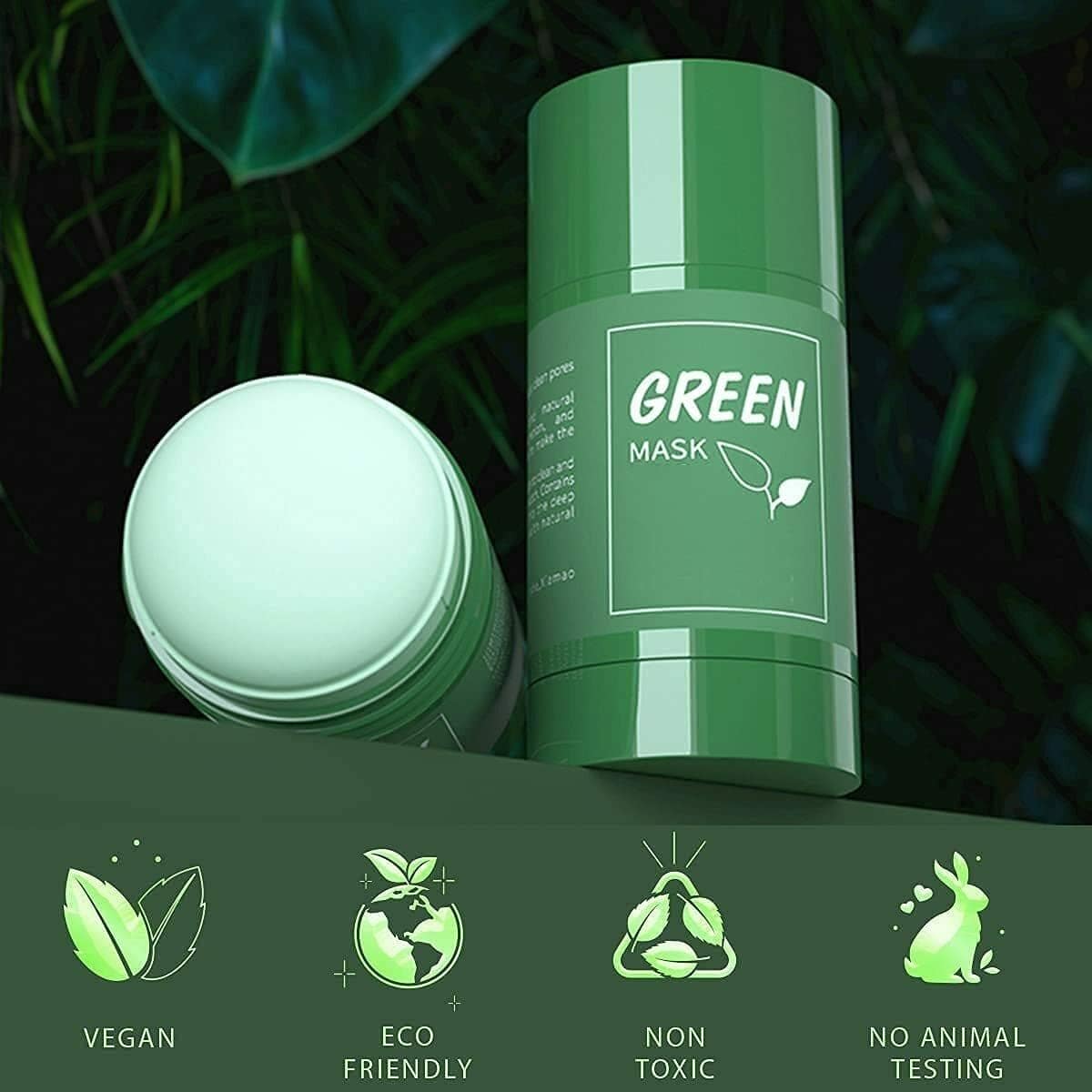 Face Pack For Glowing Skin Green Tea Skin Brightening Facial Pack - Exfolyn™Face Pack For Glowing Skin Green Tea Skin Brightening Facial Pack - Exfolyn™ Exfolyn™ Green Tea Mask Stick Zaavio®