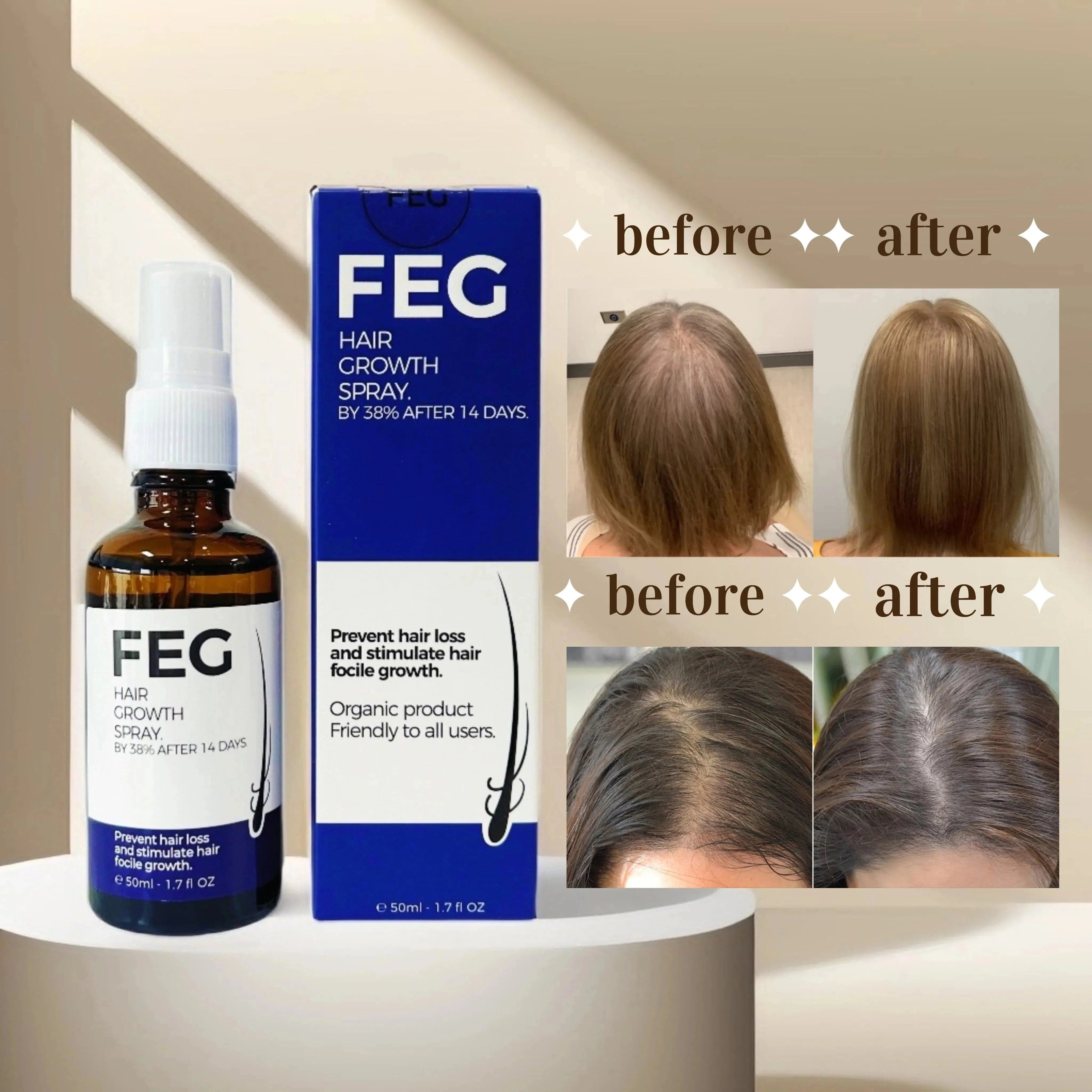 FEG plus Hair Growth Spray FEG plus Hair Growth Spray Zaavio®